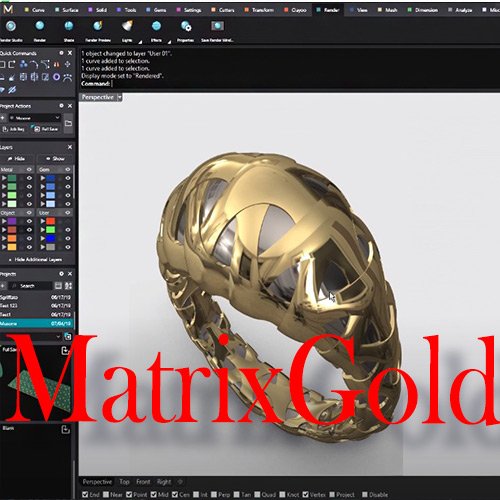 3D программа Matrix Gold